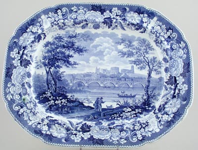Meat Dish or Platter Lancaster c1825